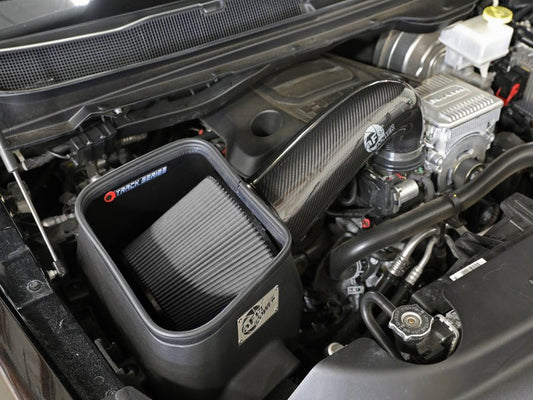 aFe - aFe 19-20 Dodge RAM 1500 5.7L Track Series Carbon Fiber Cold Air Intake System w/Pro DRY S Filter - Demon Performance