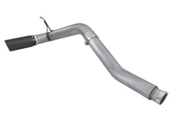 aFe - aFe LARGE BORE HD 5in DPF-Back SS Exhaust w/ Black Tip 2016 Nissan Titan 5.0L V8 (td) CC SB - Demon Performance