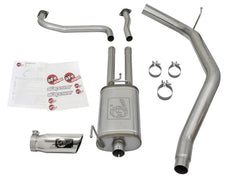 aFe - aFe MACH Force-Xp 2-1/2in Cat-Back Exhaust System w/ Polished Tip 16-17 Nissan Titan XD V8 5.6L - Demon Performance