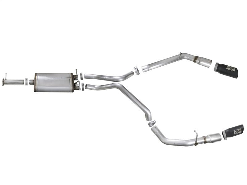 aFe - aFe MACH Force-Xp 3in 409 SS Cat-Back Exhaust 2019 RAM 1500 V8-5.7L w/ Black Tip - Demon Performance