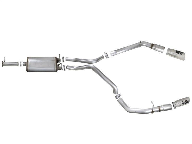 aFe - aFe MACH Force-Xp 3in 409 SS Cat-Back Exhaust 2019 RAM 1500 V8-5.7L w/ Polished Tip - Demon Performance