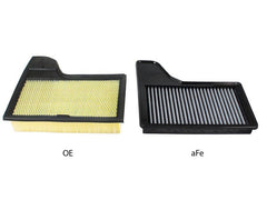 aFe - aFe MagnumFLOW OEM Replacement Air Filter PRO Dry S 2015 Ford Mustang L4 / V6 / V8 - Demon Performance
