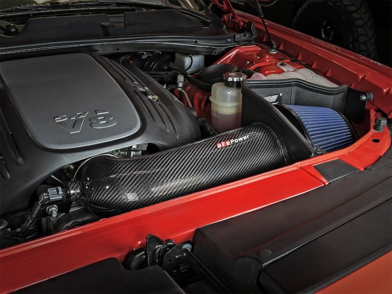 aFe - aFe MagnumFORCE Intakes Stage-2 P5R Carbon Fiber AIS 11-17 Dodge Challenger/Charger V8-5.7L Hemi - Demon Performance