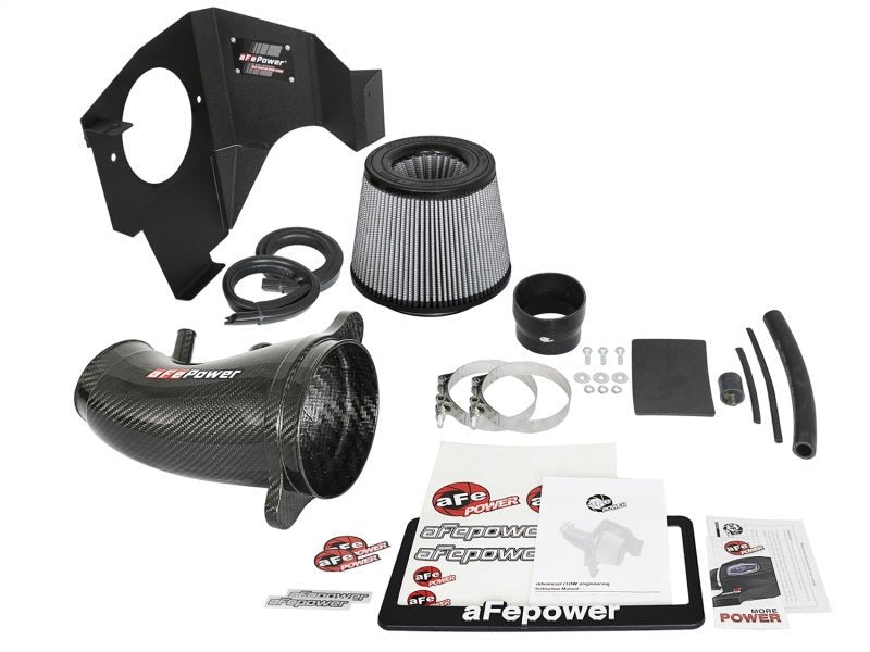 aFe - aFe POWER Magnum FORCE Carbon Fiber Stage 2 Pro Dry S CAIS - 11-18 Dodge Challenger/Charger V8-6.4L - Demon Performance