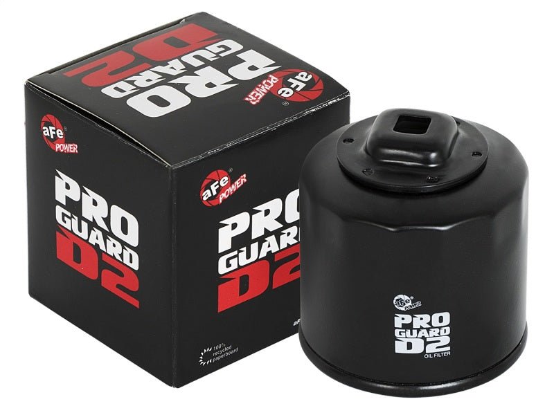 aFe - aFe Pro GUARD D2 Oil Filter 02-17 Nissan Cars L4/ 04-17 Subaru Cars H4 (4 Pack) - Demon Performance