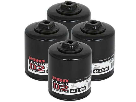 aFe - aFe Pro GUARD D2 Oil Filter 03-06 GM Trucks V8 4.8L/5.3L/6.0L (4 Pack) - Demon Performance