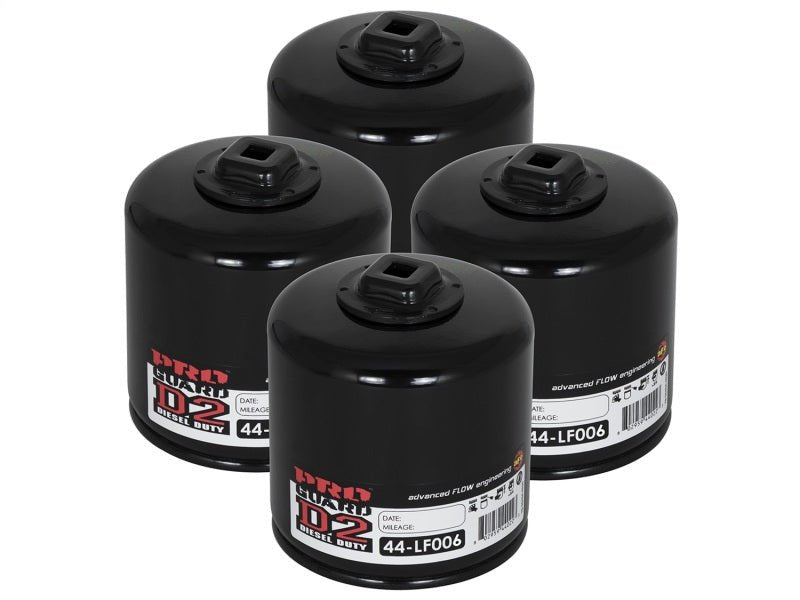 aFe - aFe Pro GUARD D2 Oil Filter 74-08 Dodge Gas Truck V6 3.9L/V8 4.7L/5.7L/5.2L/5.9L/V10 8.3L/8.0L (4pk) - Demon Performance