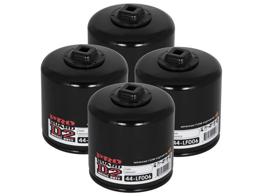 aFe - aFe Pro GUARD D2 Oil Filter 74-08 Dodge Gas Truck V6 3.9L/V8 4.7L/5.7L/5.2L/5.9L/V10 8.3L/8.0L (4pk) - Demon Performance