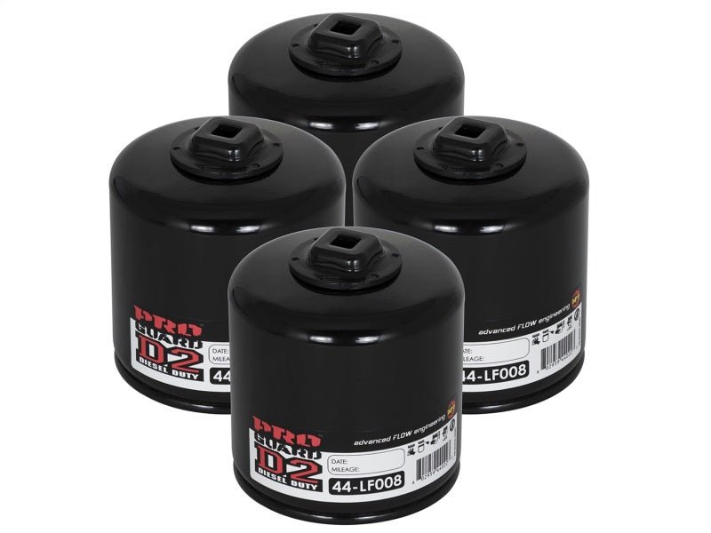 aFe - aFe Pro GUARD D2 Oil Filter 93-11 Ford Gas Trucks V8 4.6L/5.4L/5.8L (4 Pack) - Demon Performance