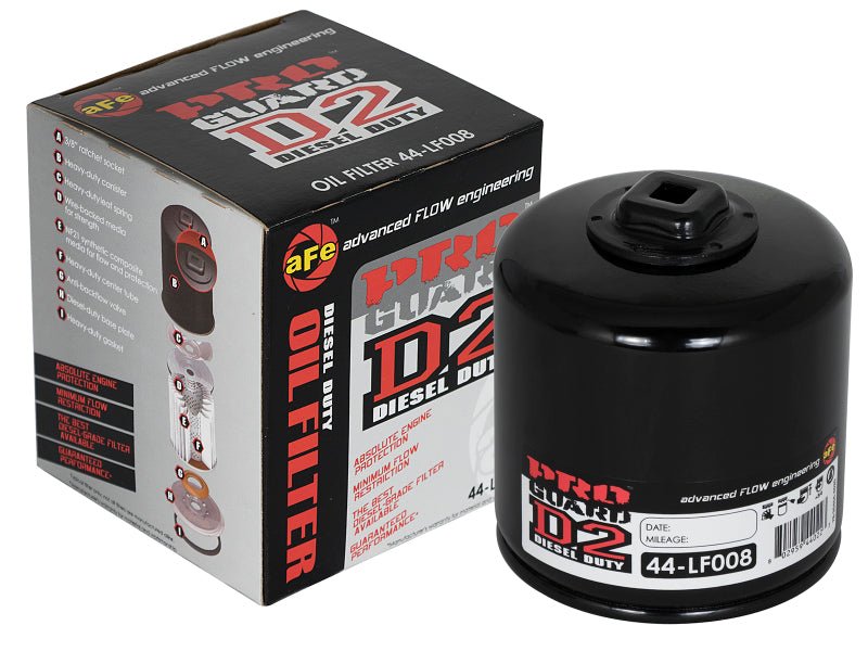 aFe - aFe Pro GUARD D2 Oil Filter 93-11 Ford Gas Trucks V8 4.6L/5.4L/5.8L (4 Pack) - Demon Performance