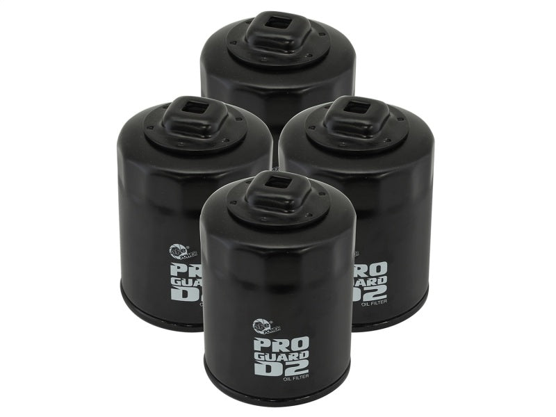 aFe - aFe Pro GUARD D2 Oil Filter 99-14 Nissan Trucks / 01-15 Honda Cars (4 Pack) - Demon Performance