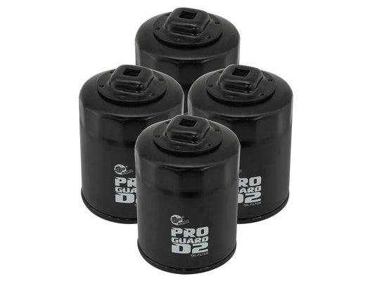aFe - aFe Pro GUARD D2 Oil Filter 99-14 Nissan Trucks / 01-15 Honda Cars (4 Pack) - Demon Performance