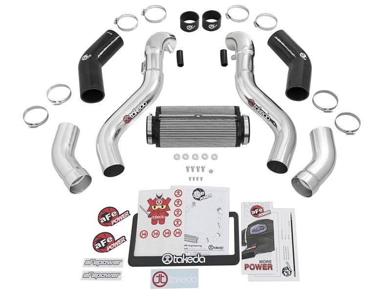 aFe - aFe Takeda Intake Stage-2 Polished Pro DRY S 09-17 Nissan 370Z V6 3.7L - Demon Performance