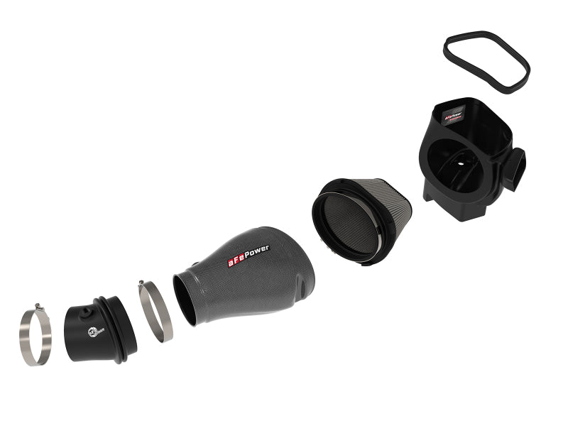 aFe - aFe Track Series Carbon Fiber Pro Dry S AIS - 2018 Jeep Grand Cherokee Trackhawk (WK2) V8-6.2L(SC) - Demon Performance