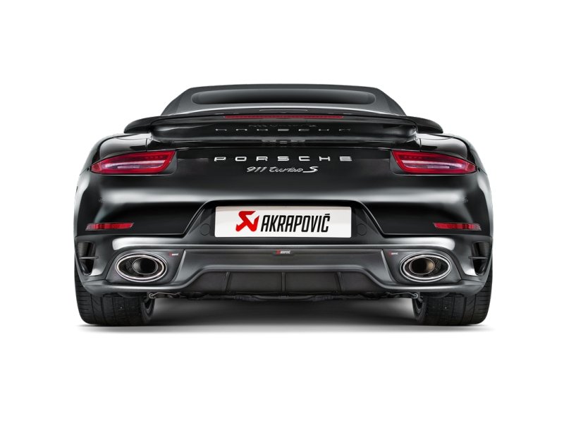Akrapovic - Akrapovic 14-15 Porsche 911 Turbo/Turbo S (991) Slip-On Line (Titanium) w/ Carbon Titanium Tips - Demon Performance