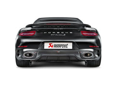 Akrapovic - Akrapovic 14-15 Porsche 911 Turbo/Turbo S (991) Slip-On Line (Titanium) w/ Carbon Titanium Tips - Demon Performance