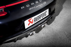 Akrapovic - Akrapovic 16-17 Porsche 911 Carrera S/4/4S/GTS (991.2) Slip-On Line (Titanium) w/ Titanium Tips - Demon Performance