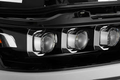 AlphaRex - AlphaRex 19-20 Ram 1500HD NOVA LED Proj Headlights Plank Style Gloss Blk w/Activ Lght/Seq Signal/DRL - Demon Performance