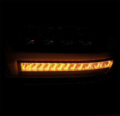 AlphaRex - AlphaRex 19-20 Ram 1500HD NOVA LED Proj Headlights Plank Style Gloss Blk w/Activ Lght/Seq Signal/DRL - Demon Performance