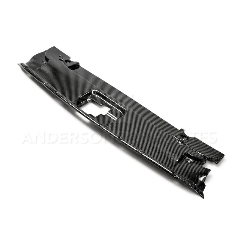 Anderson Composites - Anderson Composites 15-16 Ford Mustang Radiator Cover - Demon Performance