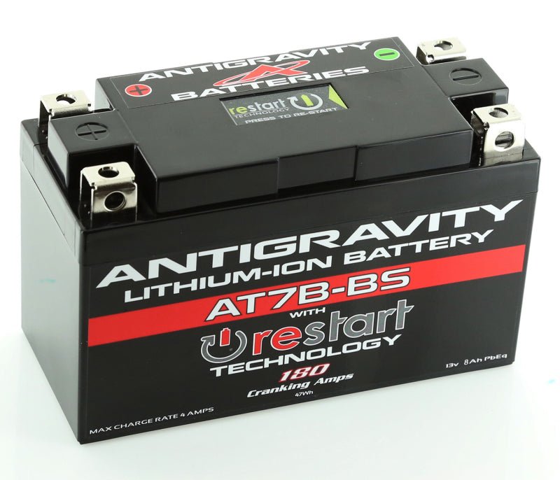 Antigravity Batteries - Antigravity YT7B-BS Lithium Battery w/Re-Start - Demon Performance