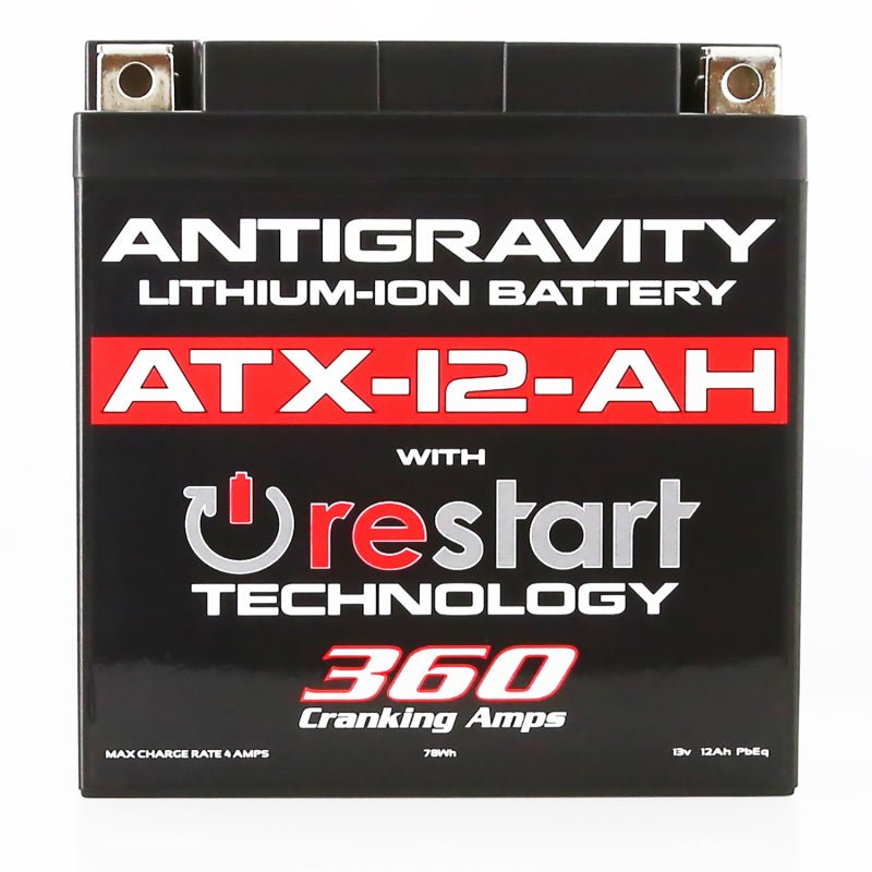 Antigravity Batteries - Antigravity YTX12B-BS Lithium Battery w/Re-Start - Demon Performance