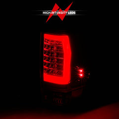 ANZO - Anzo 04-15 Nissan Titan Full LED Tailights Chrome Housing Red/Clear Lens - Demon Performance