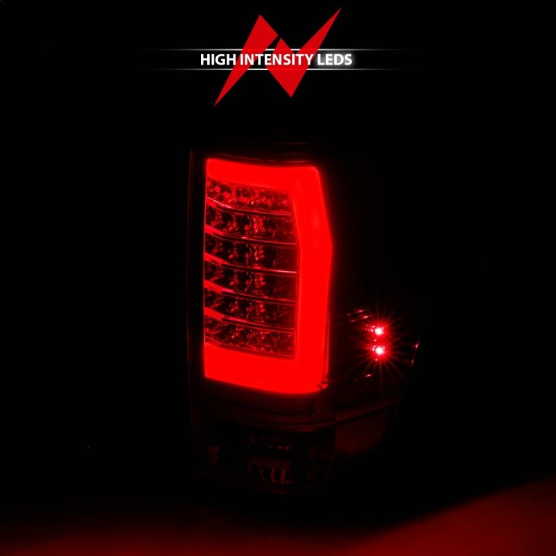 ANZO - Anzo 04-15 Nissan Titan Full LED Tailights Chrome Housing Red/Clear Lens - Demon Performance