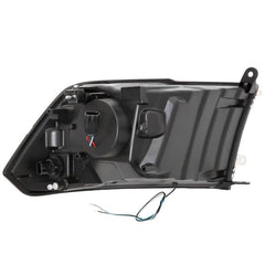 ANZO - ANZO 09-18 Dodge Ram 1500 Plank Style Projector Headlights Chrome w/ Halo - Demon Performance