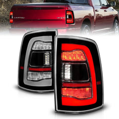 ANZO - ANZO 09-18 Dodge Ram 1500 Sequential LED Taillights Black - Demon Performance