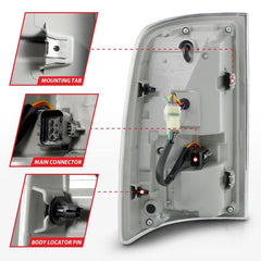 ANZO - ANZO 09-18 Dodge Ram 1500 Sequential LED Taillights Black w/Switchback Amber Signal - Demon Performance