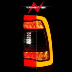 ANZO - ANZO 09-18 Dodge Ram 1500 Sequential LED Taillights Black w/Switchback Amber Signal - Demon Performance