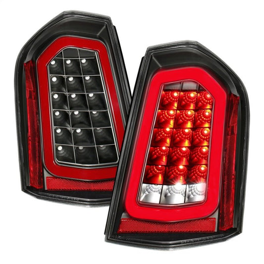 ANZO - ANZO 11-14 Chrysler 300 LED Taillights Black w/ Sequential - Demon Performance