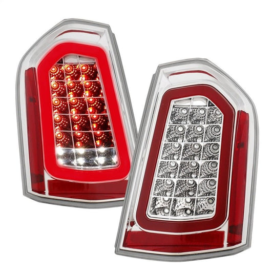 ANZO - ANZO 11-14 Chrysler 300 LED Taillights Chrome w/ Sequential - Demon Performance