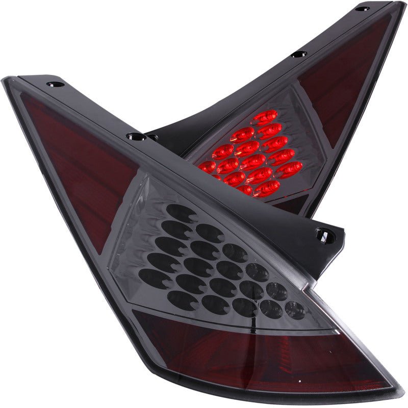 ANZO - ANZO 2003-2005 Nissan 350Z LED Taillights Smoke - Demon Performance
