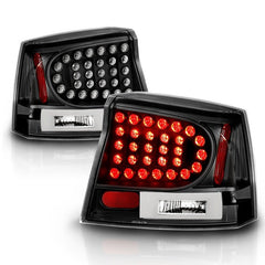 ANZO - ANZO 2006-2008 Dodge Charger LED Taillights Black - Demon Performance