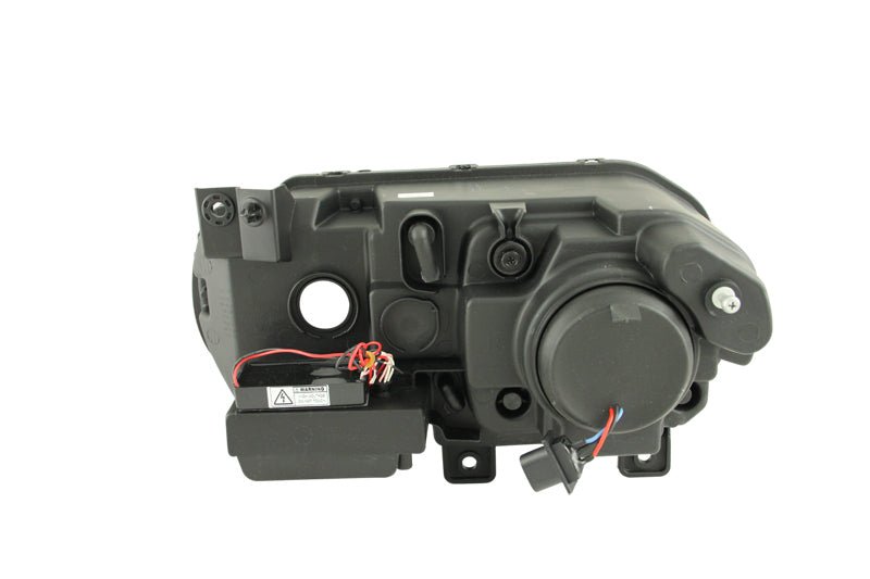 ANZO - ANZO 2008-2014 Dodge Challenger Projector Headlights w/ Halo Chrome (CCFL) - Demon Performance