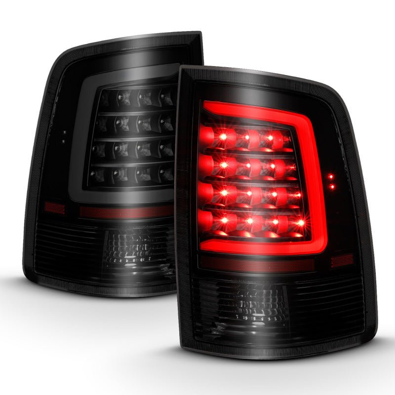 ANZO - ANZO 2009-2018 Dodge Ram 1500 LED Taillight Plank Style Black w/Smoke Lens - Demon Performance