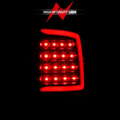 ANZO - ANZO 2009-2018 Dodge Ram 1500 LED Taillight Plank Style Black w/Smoke Lens - Demon Performance