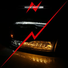 ANZO - ANZO 2009-2018 Dodge Ram 1500 Projector H.L. Switchback Black Amber - Demon Performance