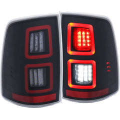ANZO - ANZO LED Black 13-17 Dodge Ram 1500/2500/3500 LED Taillights Black - Demon Performance