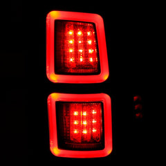 ANZO - ANZO LED Black 13-17 Dodge Ram 1500/2500/3500 LED Taillights Black - Demon Performance