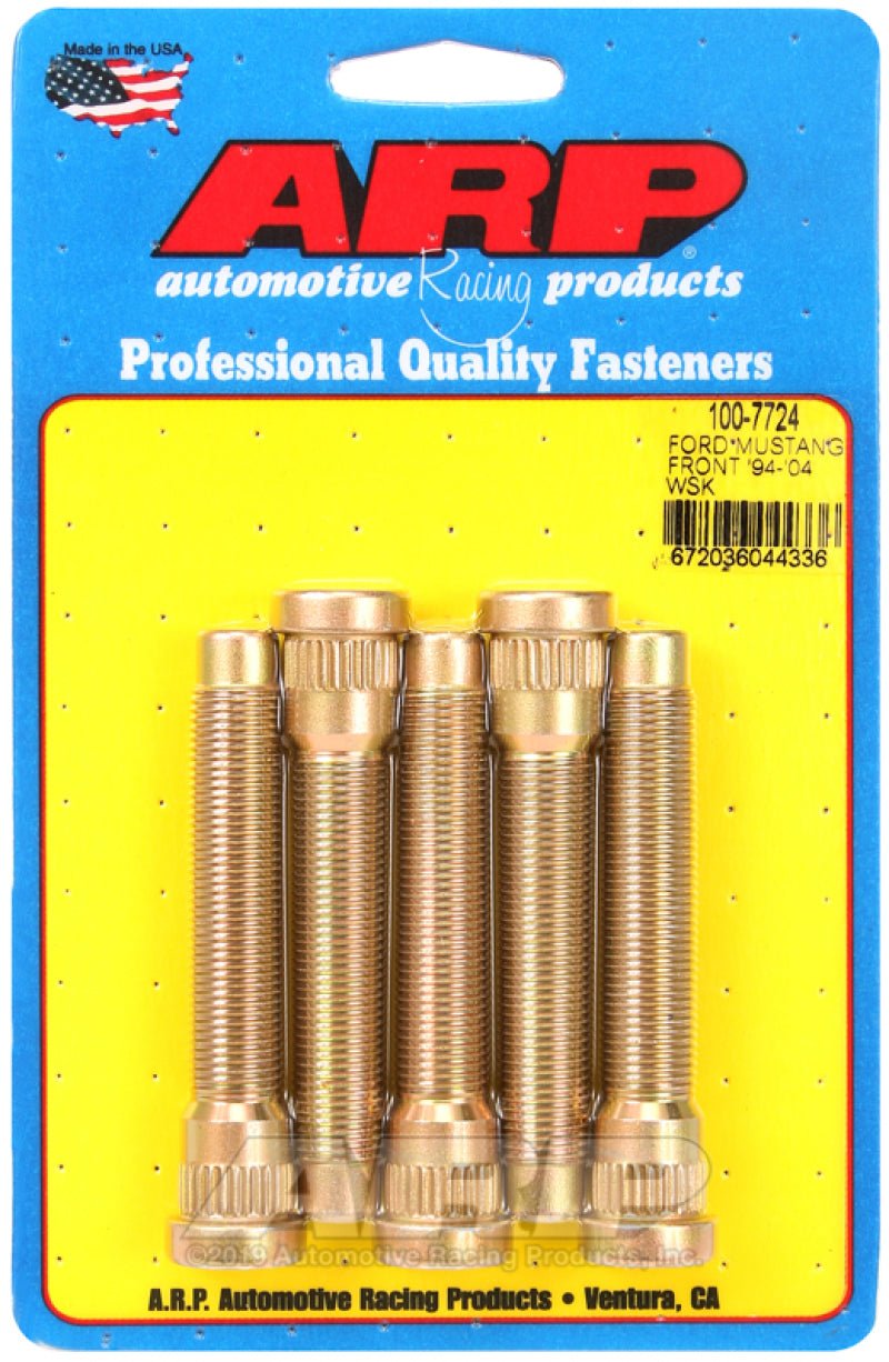 ARP - ARP 94-04 Ford Mustang Front Wheel Stud Kit (Set of 5) - Demon Performance