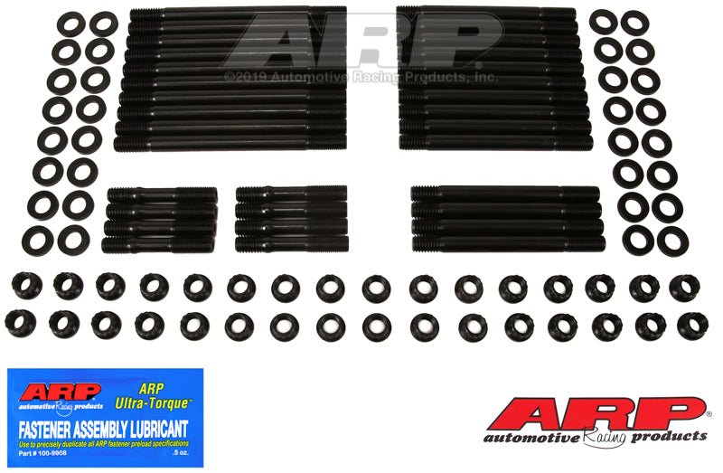 ARP - ARP Chevy Big Block MKIV w/ Merlin Heads 10 long Exhaust Stud Undercut 12pt Head Stud Kit - Demon Performance