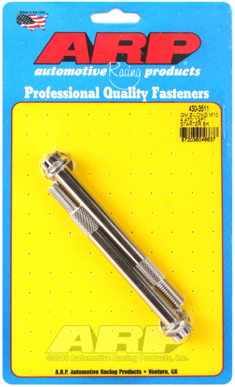 ARP - ARP GM M10 X 4.470in 12pt SS Starter Bolt Kit - Demon Performance