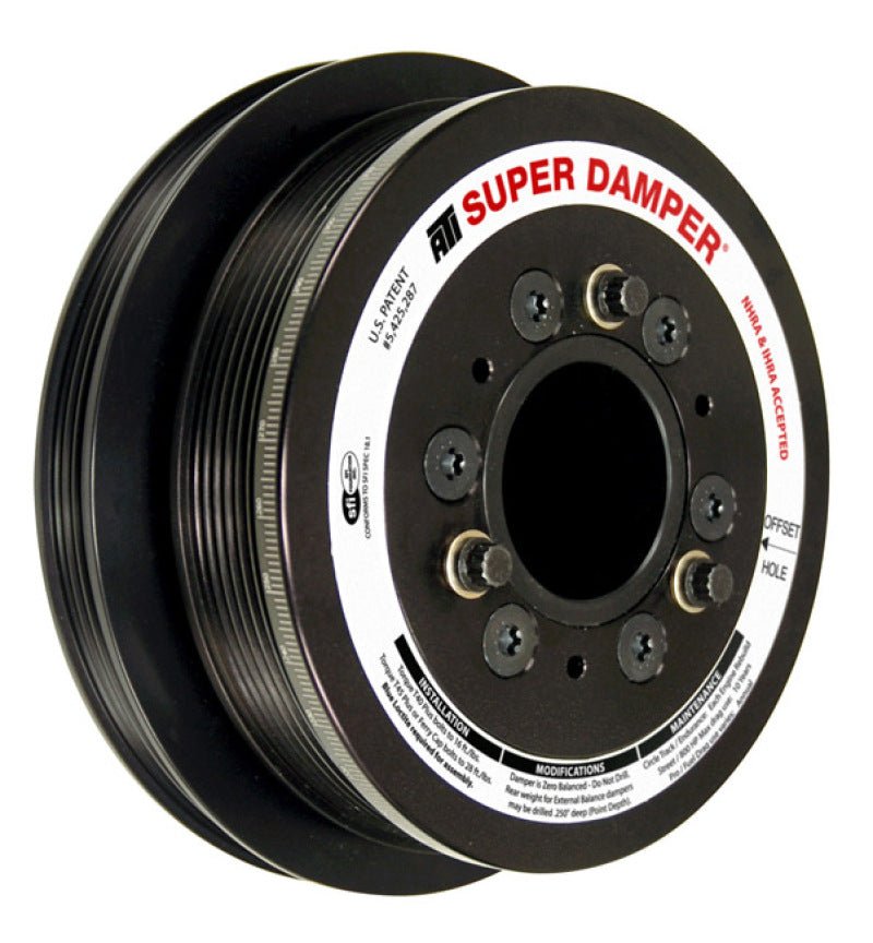 ATI - ATI Damper - 6.78in - Alum - 6/4 Grv - 10 Per UD - LS3 Camaro - 10-15 - Gen 3 Vortec Truck - LS - Demon Performance
