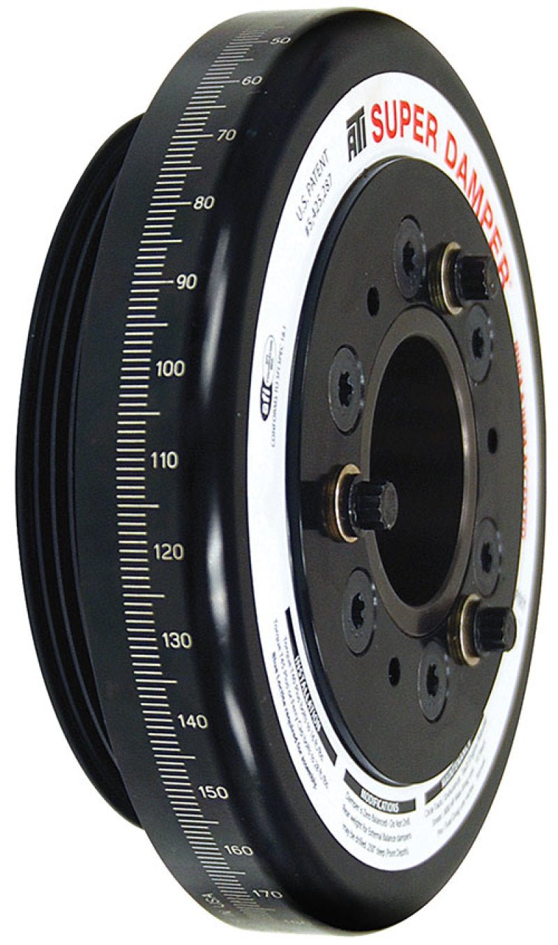 ATI - ATI Damper - 7.074in - Alum - Honda D - 4 Grv Rear Alum uminum Pulley - 10 Percent Underdrive - Demon Performance