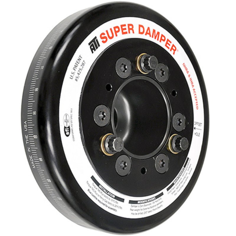 ATI - ATI Damper - 7.074in - Alum LW - Honda K20 - Race Only - No Belt Drives - Demon Performance