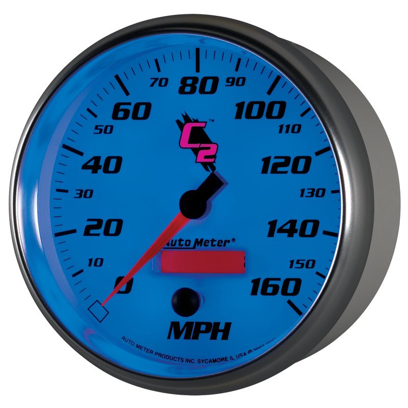 AutoMeter - Autometer C2 5 inch 160MPH In-Dash Electronic Programmable Speedometer - Demon Performance