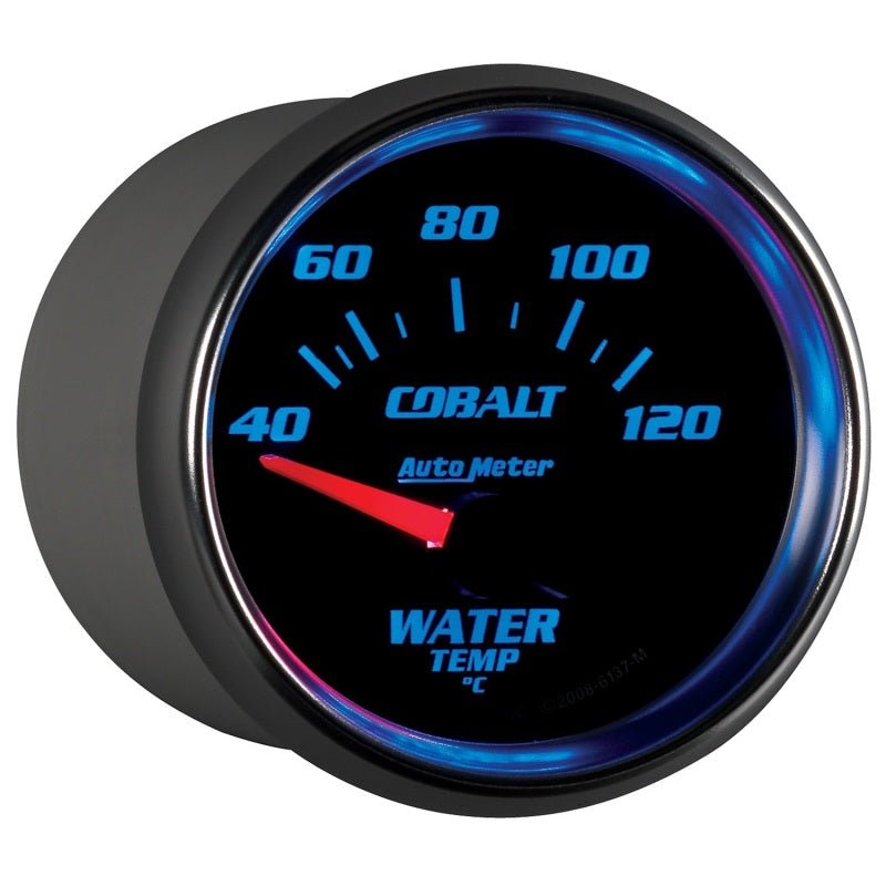 AutoMeter - Autometer Cobalt 52mm Short Sweep Electronic 40-120 Deg C Water Temprature Gauge - Demon Performance